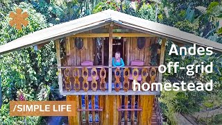 NJ retiree builds offgrid Wood Tower homestead in remote Andes