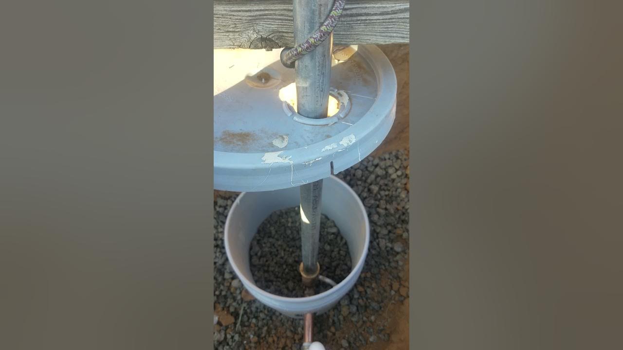 Frost free hydrant install YouTube