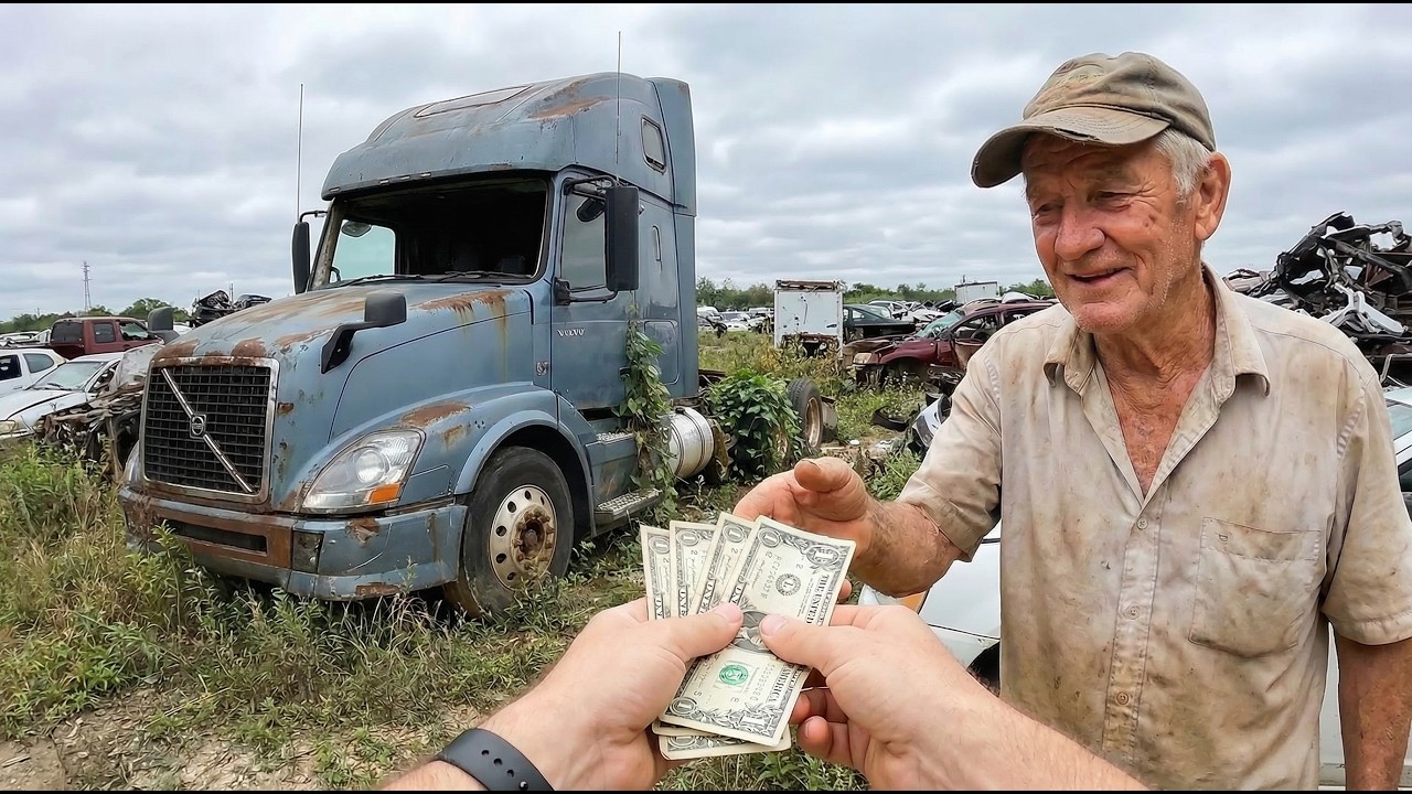 I Bought a Wrecked VOLVO VNL 860 Truck for $1,000 - Full Restoration
