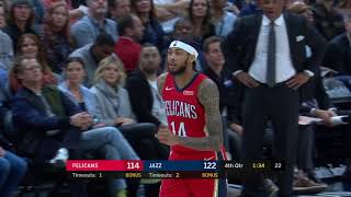 Final Minutes, New Orleans Pelicans vs Utah Jazz, 11\/23\/19 | Smart Highlights