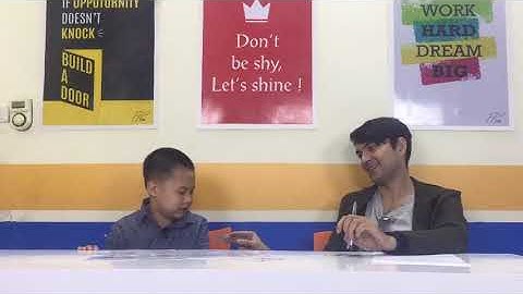 Bảo Duy-Test speaking-Hệ thống Anh ngữ Quốc tế Nemo - Tiếng Anh trẻ em 4-15 tuổi.