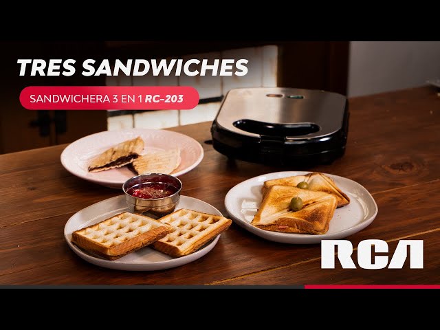 Sandwichera Rca 3 En 1 RC-203  Surtidora - surtidoradepartamental