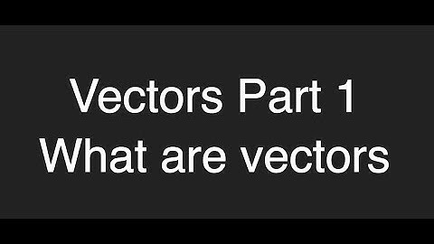 What are Vectors? ProgrammingTIL #157 3D Math ep 1 tutorial video screencast