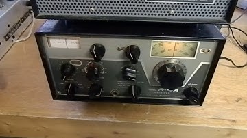 DRAKE  R-4A HAM BAND RECEIVER AND MATCHING MS-4 DRAKE SPEAKER