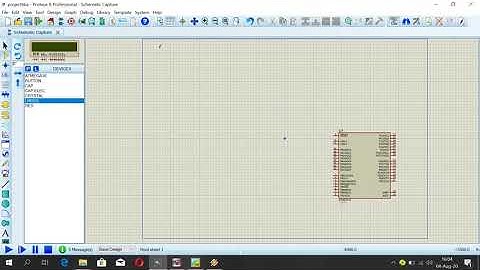 Membuat Tampilan Pada LCD menggunakan Proteus dan Baskom Avr