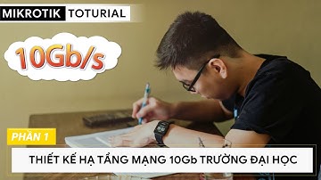 [Kỹ sư] Phần 1 - Thiết kế mạng 10Gb/s Trường Đại Học [Khối Công Lập] | Mikrotik Viet Nam