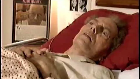 JIM GARRISON IN BED BEFOR HE DIED. VERY SAD