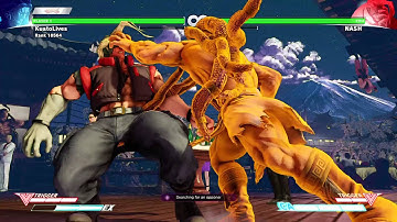 STREET FIGHTER V Necalli EX command throw resets pt.1