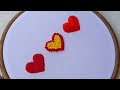 How to Embroider a Little Heart | Easy Hand Embroidery For Beginners|#embroidery #handwork