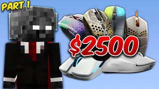 Minecraft Bedwars, but With My $2500 Mouse Collection