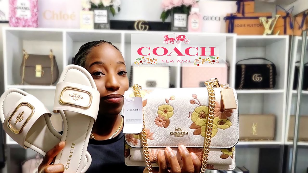 COACH KLARE CROSSBODY WITH FLORAL CLUSTER PRINT & COACH EVY 