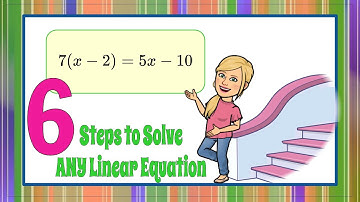 6 Steps to Solve ANY Linear Equation | 8.EE.C.7 💗💙