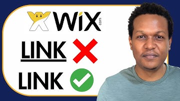 HOW TO ADD LINK WITHOUT UNDERLINE IN WIX