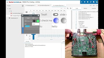 ROBO Pro Coding controls ftDuino