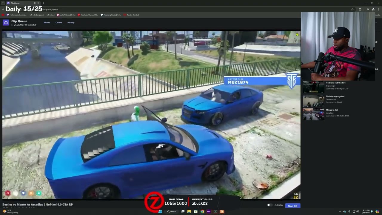Zolo reacts to the full Besties vs Manor war & More GTA RP clips. | NoPixel 4.0