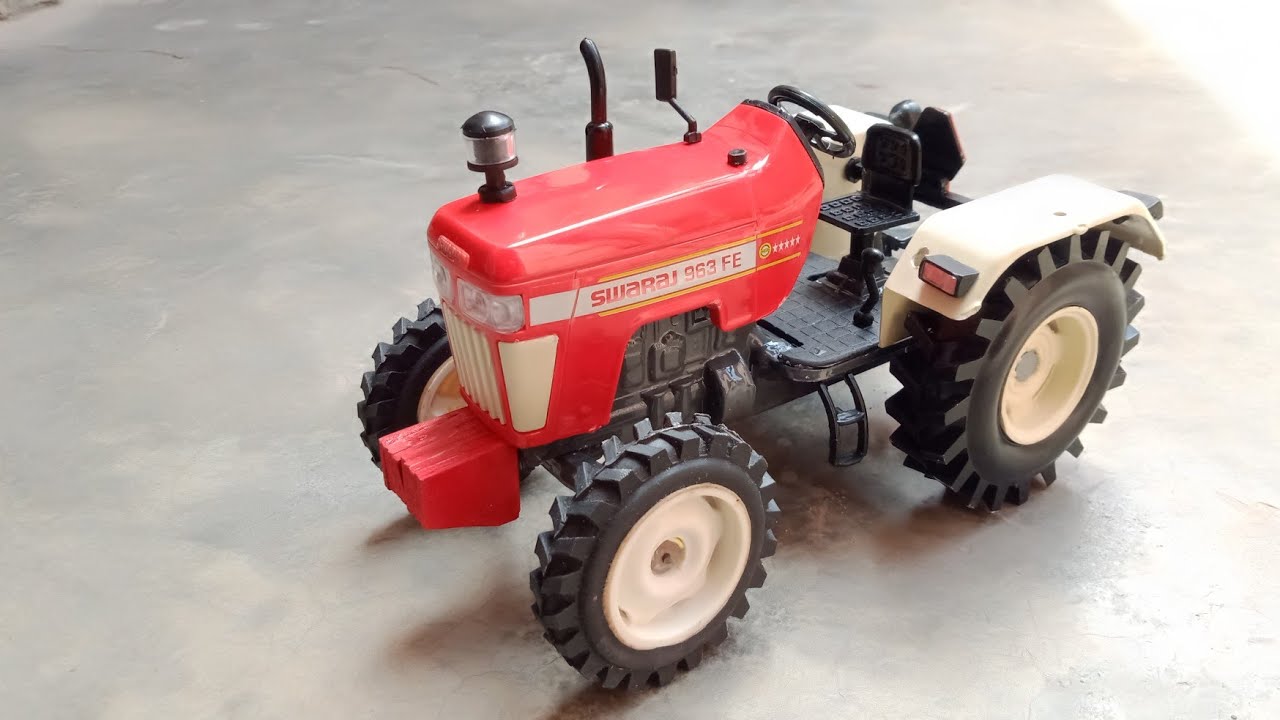 Swaraj 963 toy tractor model (unboxing) YouTube