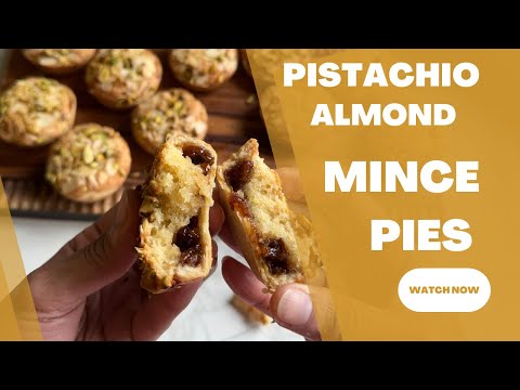 ALMOND PISTACHIO MINCE PIES - Best mince pies I have ever made!