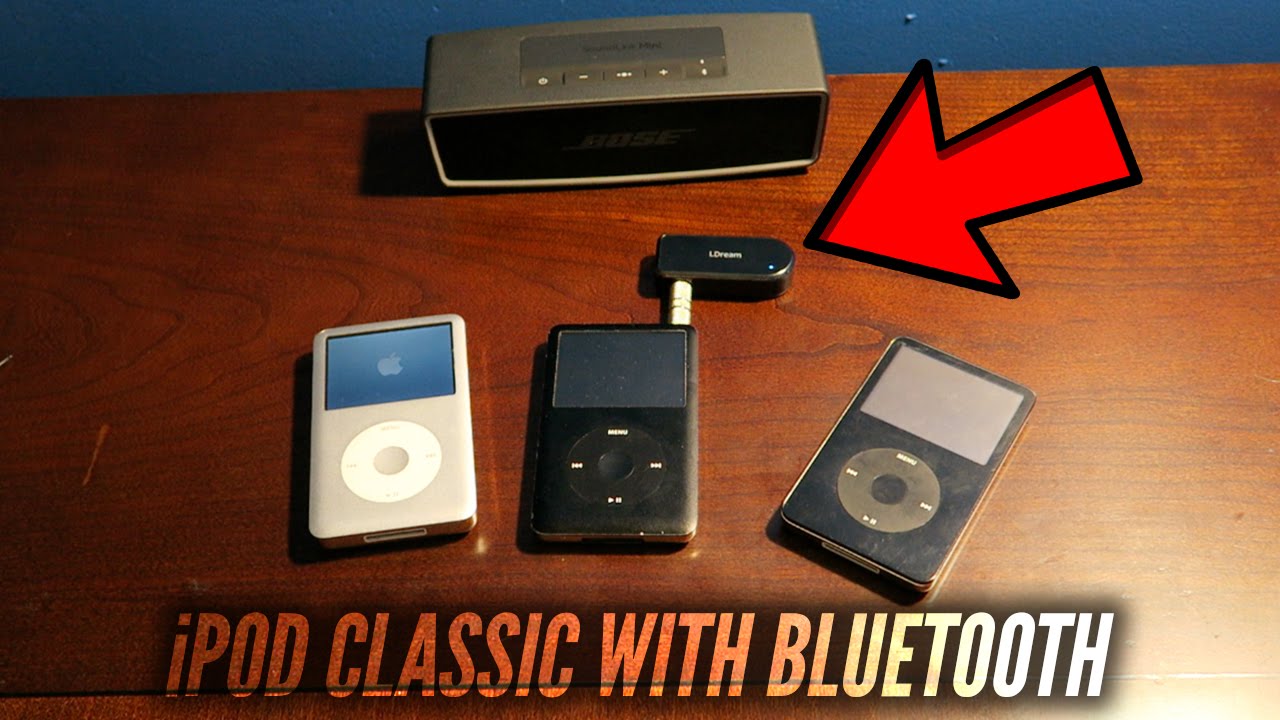 TURN ANYTHING INTO BLUETOOTH WITH A HEADPHONE PORT! (iPOD CLASSIC with  Bluetooth)