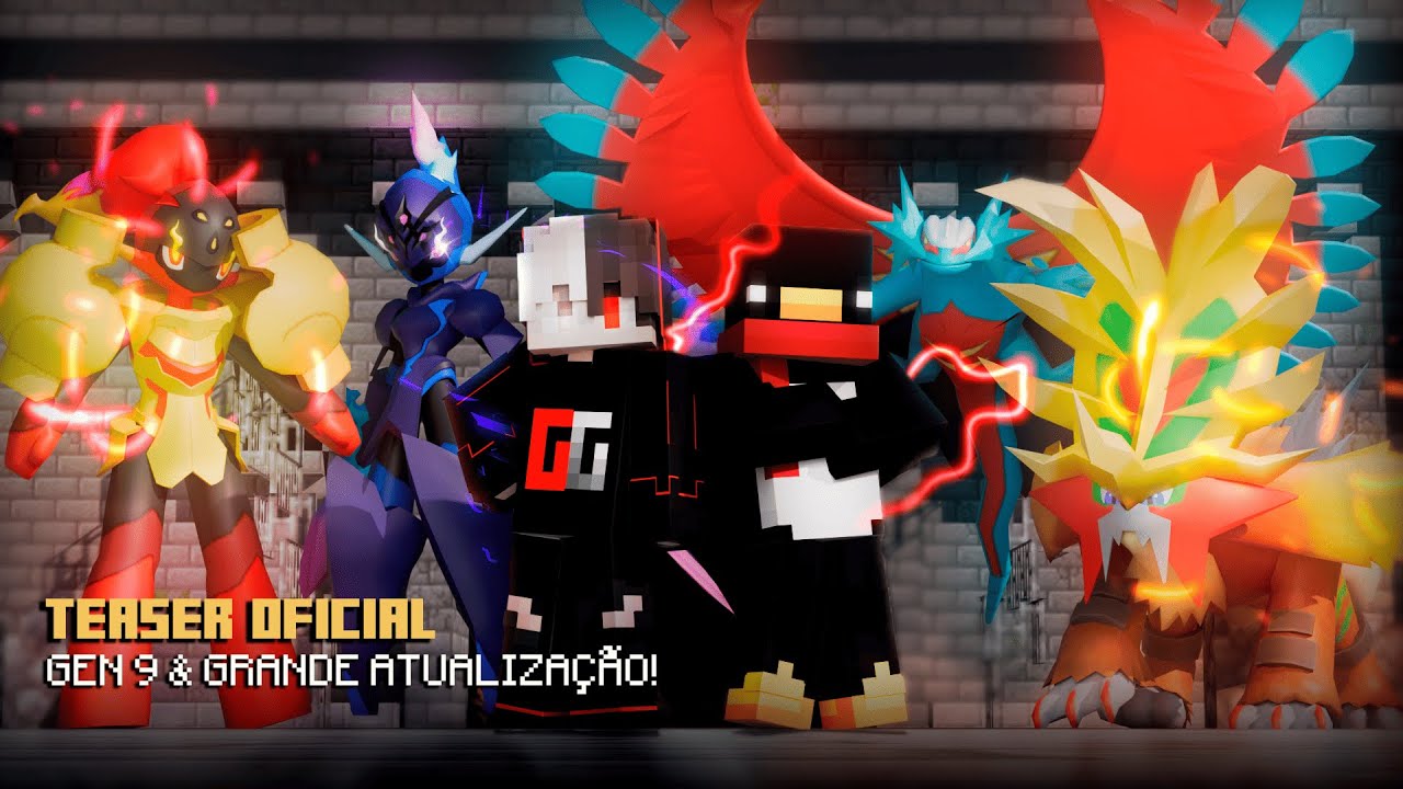 GRANDE ATUALIZAÇÃO MINECRAFT PIXELMON BRASIL | TEASER ANIMADO - GEN 9