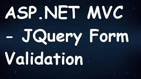 ASP.NET MVC - Client Side Form Validation