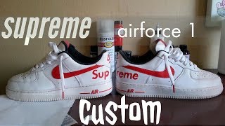 supreme af1 custom
