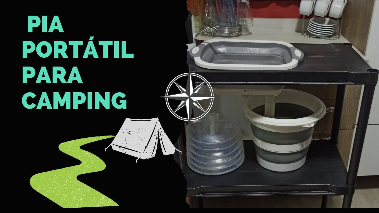 Como fazer uma pia portátil para Camping ?