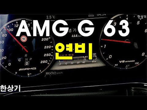 더 뉴 메르세데스-<strong>AMG</strong> G 63 에디션 정속 주행 연비(<strong>2019</strong> Mercedes-<strong>AMG</strong> G 63 Fuel Economy) - 2021.02.15