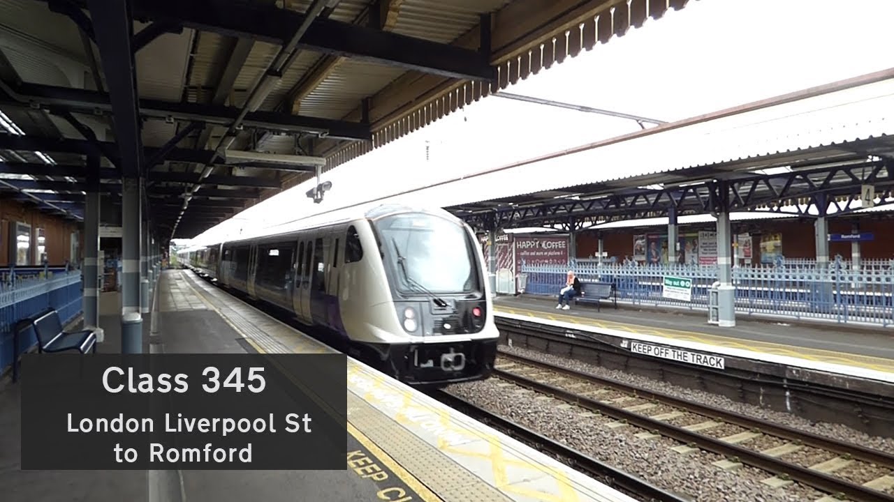 Class 345 | Liverpool Street to Romford | TFL Rail.