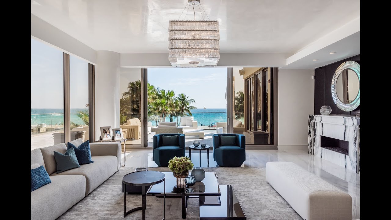 Тур по безумно роскошным апартаментам Acqualina Oceanfront Estates в ...