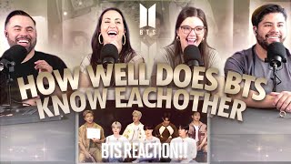 "How well does BTS know each other | Vanity Fair" Reaction | This is great 😂 | Couples React