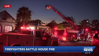 Fire ignites home along Sharwood Drive in North Naples