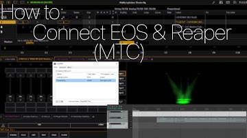 How To: Connect EOS & Reaper (MIDI Timecode)