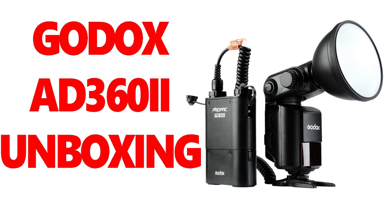 Godox AD360II Unboxing + Menu Walkthrough (Flashpoint Streaklight 360