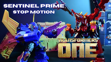 Sentinel Prime gets obliterated | Transformers One Stop motion Animation