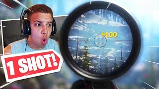 The AIMBOT 725 SHOTGUN SNIPER in Warzone.. 😱