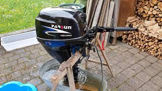 Außenborder Parsun 15 Ps Funktionstest