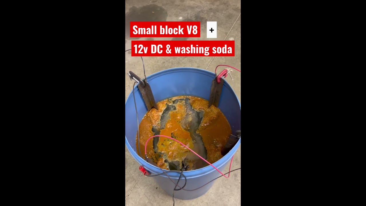 Electrolysis Rust Removal