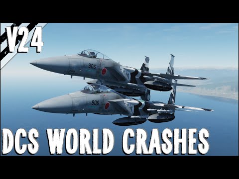 Air Acrobatic Fails, Heli Crashes & More! V24 | DCS World 2.5 Modern Flight Sim Crashes