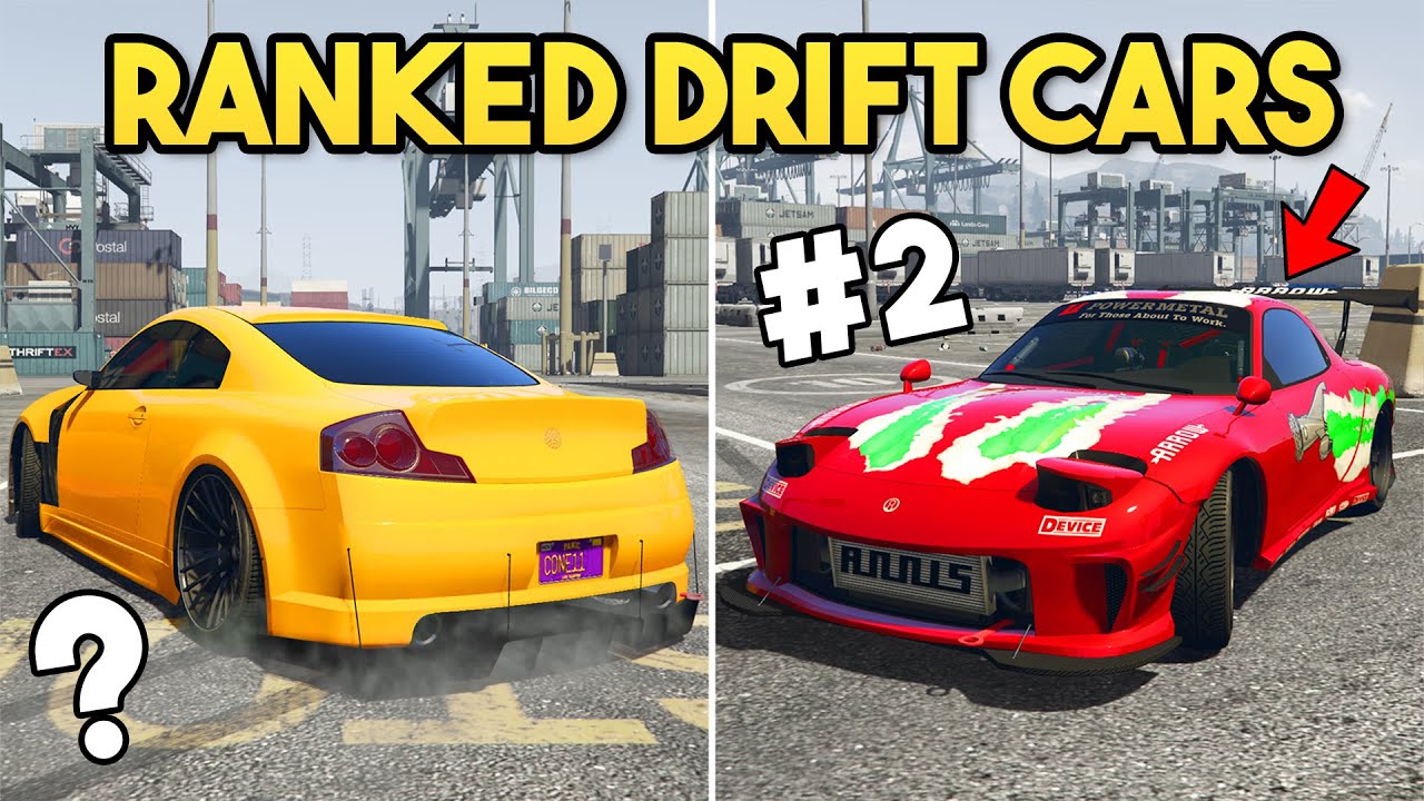 GTA Online Ranking ALL 8 NEW DRIFT CARS Which Is Best DRIFT Car 
