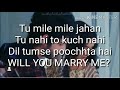 Will you marry meyeh hai chahatein