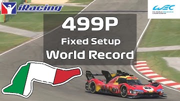 iRacing Ferrari 499P Hotlap | 25S2 World Record (Fixed) | Imola