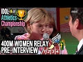 [Idol Star Athletics Championship] 400M WOMEN PRE-INTERVIEW : OH MY GIRL, TWICE 20170130