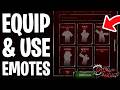 How to Equip and Use Emotes in Bite By Night Roblox - Full Guide