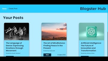 🔴 Blogster Hub: Blog Web App | React, Firebase, TailwindCSS, React Router v6 🔥