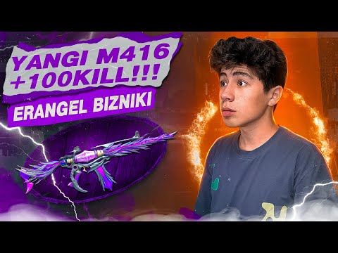 YENGI M416 ERANGELDA TOP 1 OLAMIZ