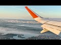 Взлет А320 Аэрофлота | Туман над Сургутом