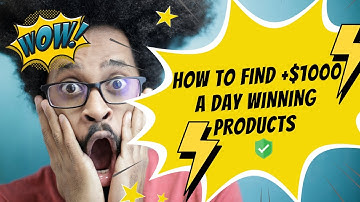 Shopify Dropshipping - How To Find +$1000 A Day Winning Products (BEGINNERS GUIDE)