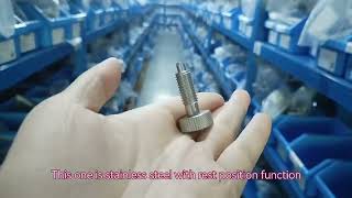 VCN230-BN M6/8/10/12/16 All Stainless Steel Spring Screw Bolts Knurled Knob Index Plungers VCN230-BN M6/8/10/12/16 All Stainless Steel Spring Screw Bolts Knurled Knob Index Plungers