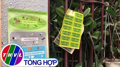 THVL | Dán nhãn phân loại lên túi rác để bảo vệ môi trường