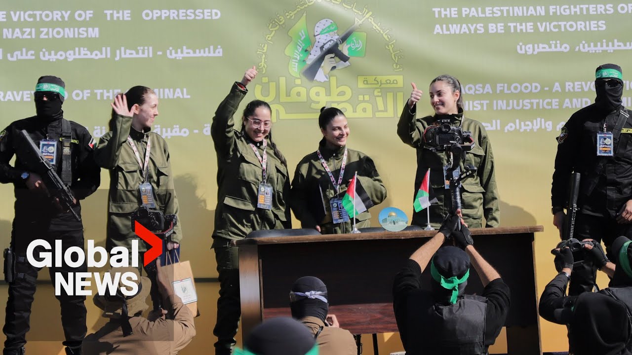 Hamas releases 4 female hostages amid prisoner exchange, ceasefire deal